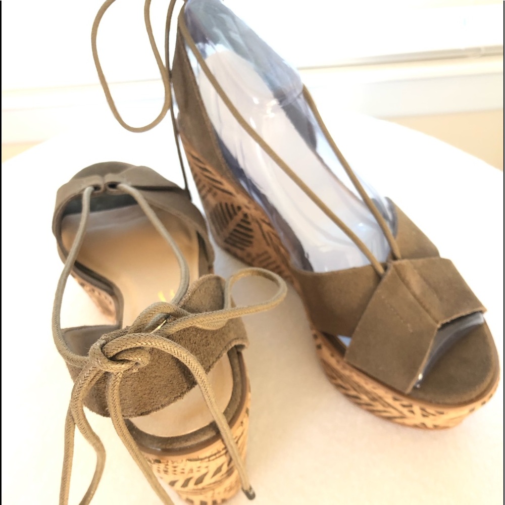 Sbicca Wedge Sandals, Size 8